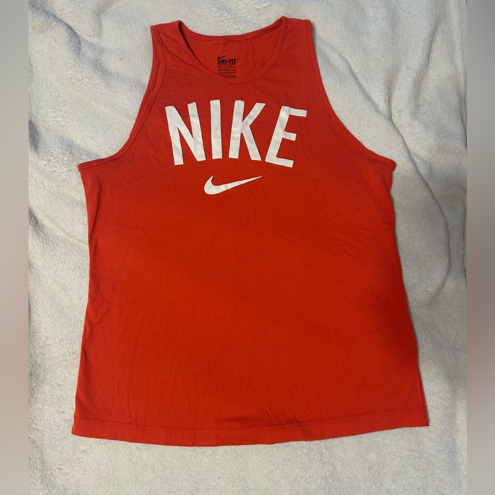 Nike Dri-FIT Red Athletic Tank